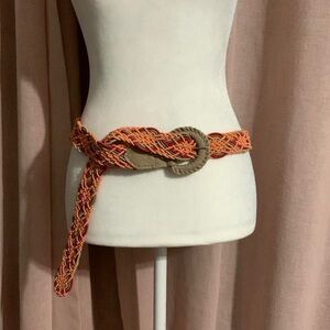 Vintage Y2K Braided Belt